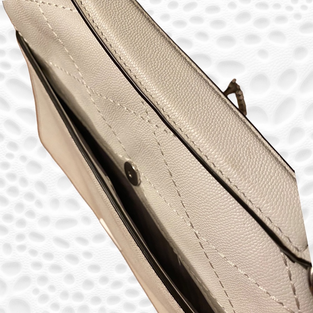 Rebecca Minkoff Je Tβaime Cream Leather Convertible Medium Satchel Crossbody - Picture 7 of 12